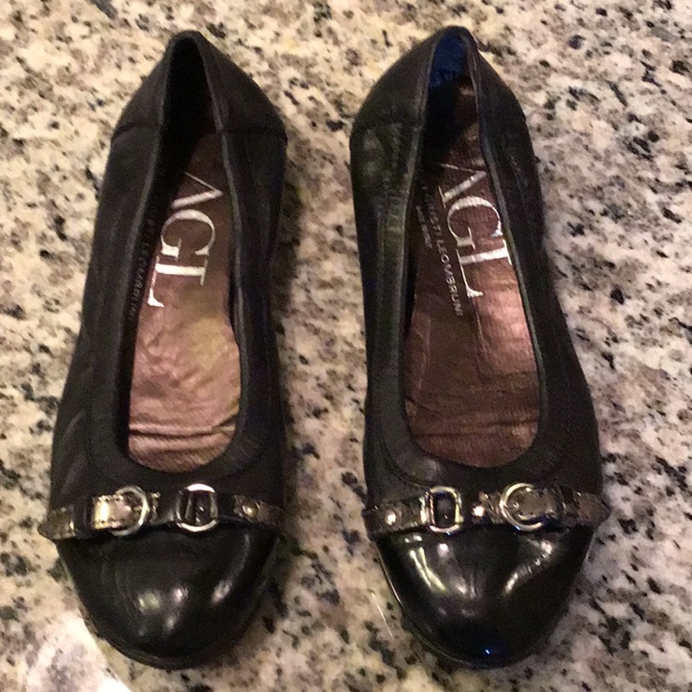 Attilio Giusti Leombruni Cap Toe Ballet Flats